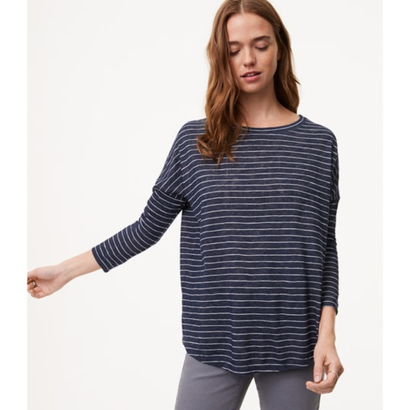 LOFT Tops - Loft Long Sleeve Crew Neck Top